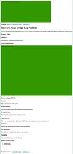 Click here to larger image of the design log portfolio web template des-portfolio-template