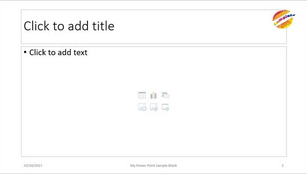 Power Point header