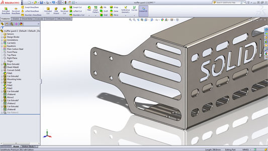 SolidWorks Desktop Workspace