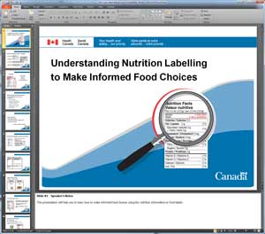 Information on Food Labels
