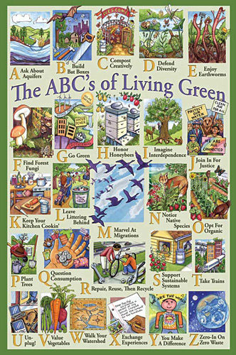green living poster